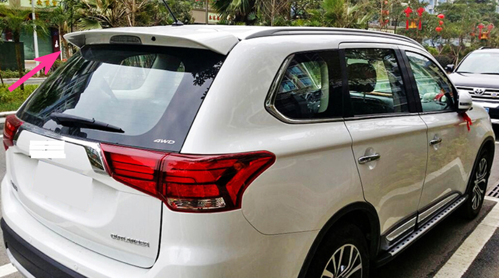 Paint Factory Style Spoiler Wing For Mitsubishi Outlander Rear Spoiler 2013~2018 