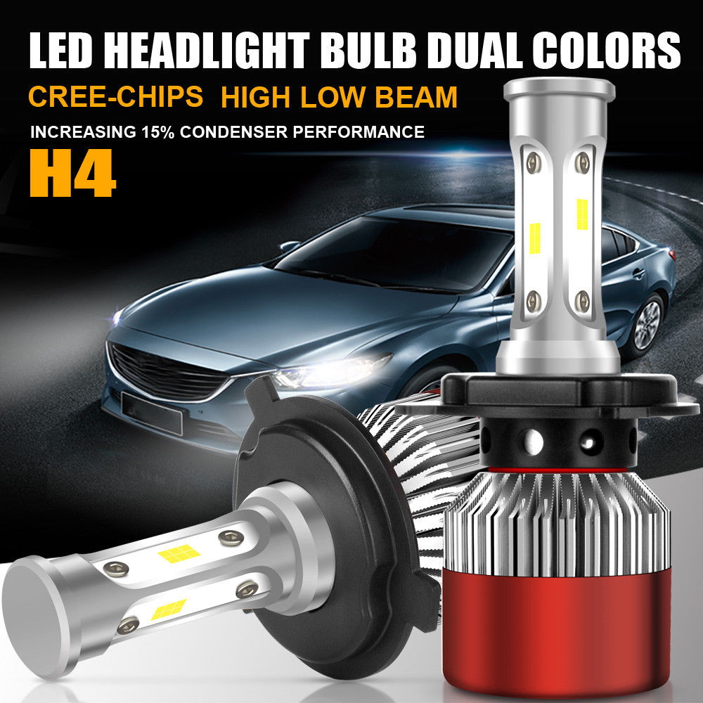 XENTRONIC H4 HB2 9003 1050W 157500LM LED Headlight Kit Hi//Low White Bulbs 6000K