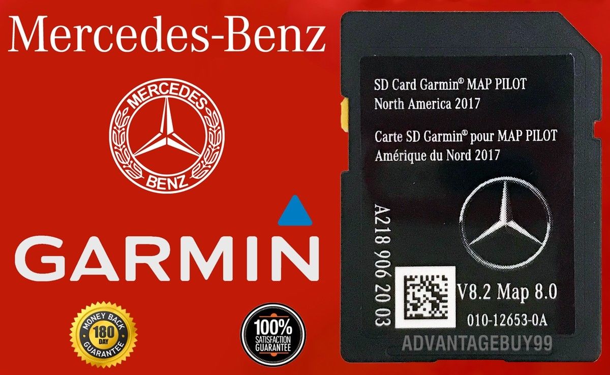 2015-2018 Mercedes-Benz Garmin Map CLA CLS GLA SLC B-Class Navigation SD Card 