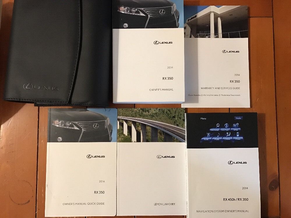 2014 Lexus RX 350 Owners Manual 2022 2023 is in stock and for sale