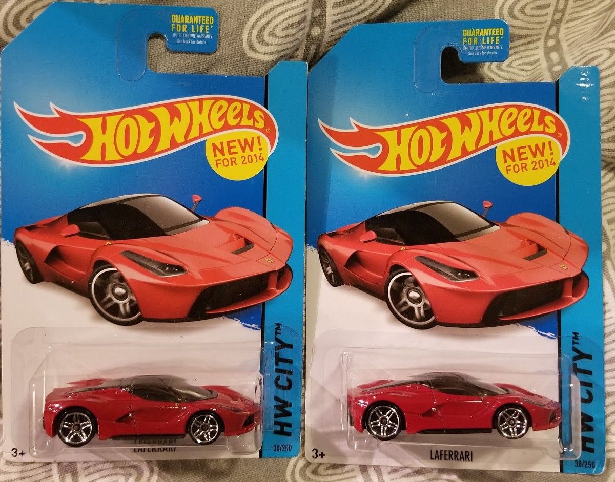 2014 Hot Wheels New Models Red Ferrari Laferrari Lot Of 2 2018