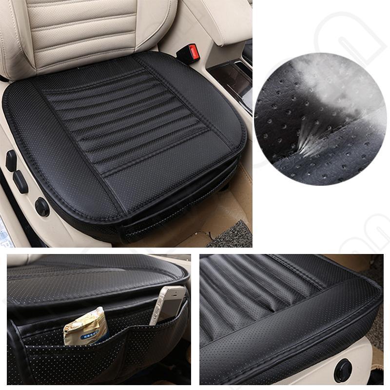 Breathable Bamboo Charcoal Car Seat Cushion Cover Full Surround Seat Pad Perfect