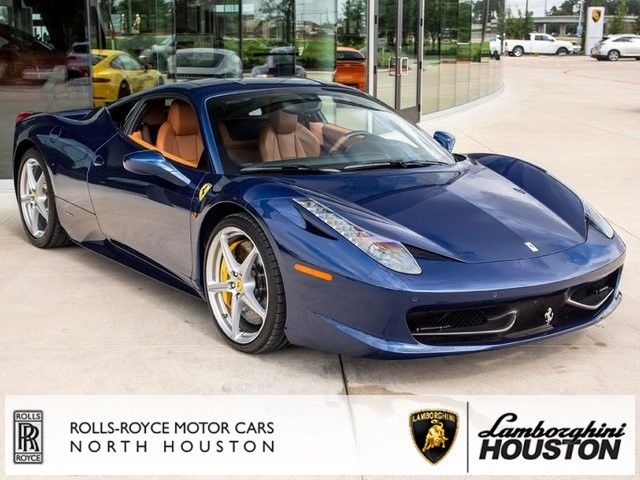 Used 14 458 Coupe 14 Ferrari 458 Italia Coupe 8797 Miles Blu Tour De France Metallic 2d Coupe 4 17 18 Is In Stock And For Sale 24carshop Com